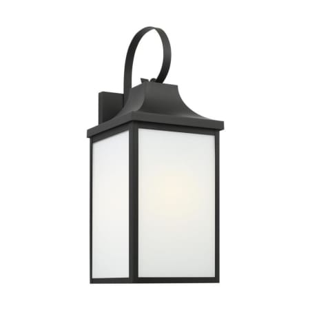A large image of the Generation Lighting GLO1031 Textured Black