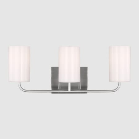 A large image of the Generation Lighting GLV1003EN3 Brushed Steel