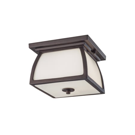 Sea Gull Lighting Wright House 9-in W Oil Rubbed Bronze Outdoor Flush Mount Light Sea Gull Lighting Wright House 9-in W Oil Rubbed Bronze Outdoor Flush Mount Light