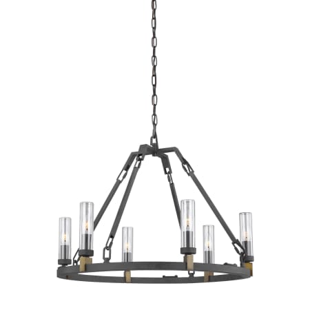A large image of the Generation Lighting OLF3213/6 Antique Forged Iron