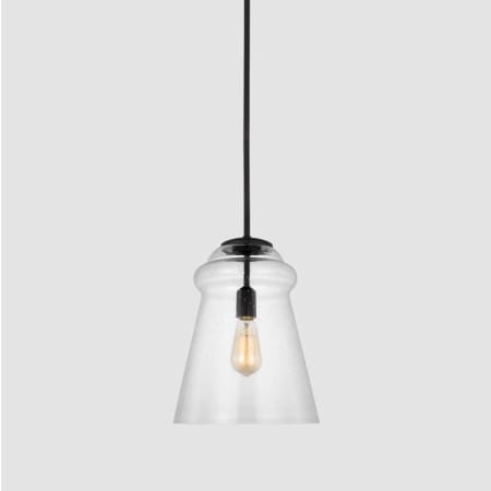 A large image of the Generation Lighting P1459 Midnight Black