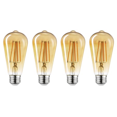 A large image of the Globe Electric 34838 Amber