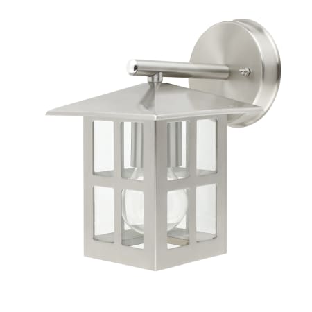 Globe Electric 40848 Silver Kanto 9 Downward Outdoor Wall Lantern A Large Image Of The Globe Electric 40848 Silver