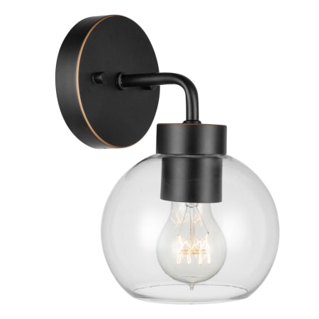 A large image of the Globe Electric 44615 Oil Rubbed Bronze