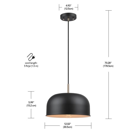 A large image of the Globe Electric 44846 Alternate Image