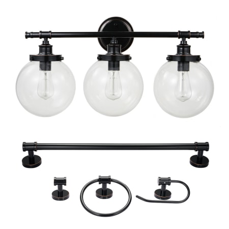 A large image of the Globe Electric 51523 Oil Rubbed Bronze