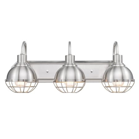 A large image of the Globe Electric 51620 Brushed Nickel