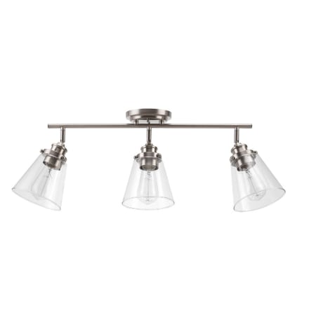 A large image of the Globe Electric 59628 Brushed Nickel