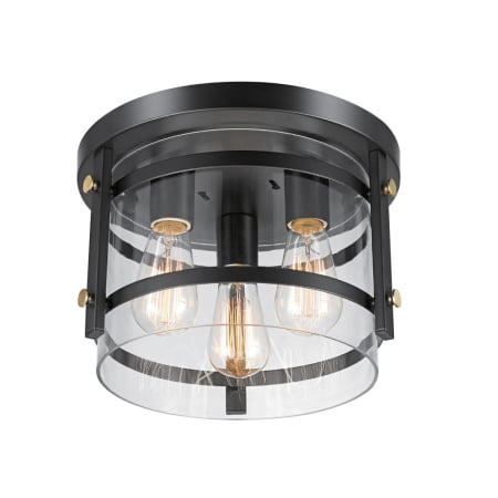 A large image of the Globe Electric 60417 Dark Bronze / Brass