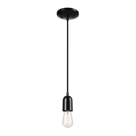 A large image of the Globe Electric 60614 Glossy Black