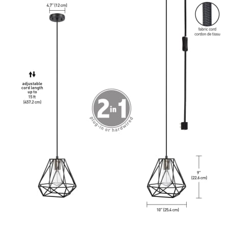 A large image of the Globe Electric 60846 Alternate View