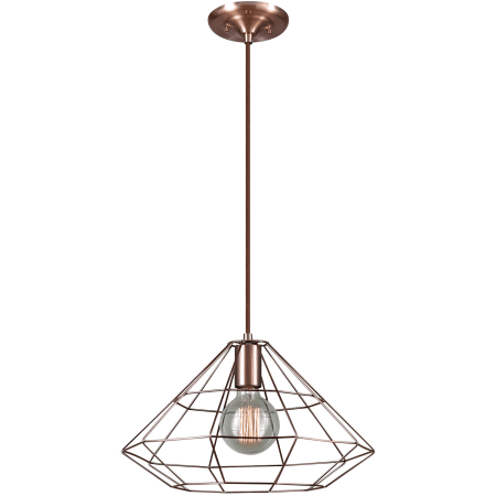 A large image of the Globe Electric 65218 Copper