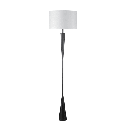 A large image of the Globe Electric 67224 Matte Black / White