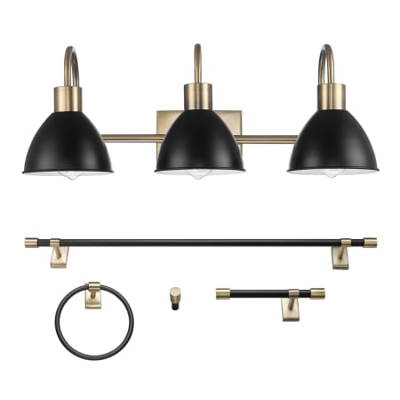 A large image of the Globe Electric 91005994 Matte Brass