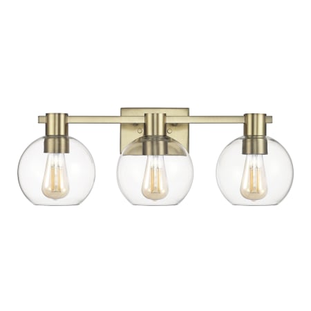A large image of the Globe Electric 91006434 Matte Brass