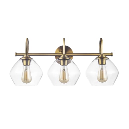 A large image of the Globe Electric 51853 Brass