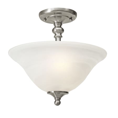 A large image of the Golden Lighting 1264-SF Two Light Ceiling Fixture