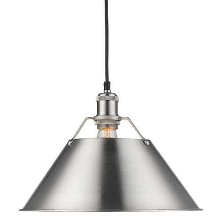 A large image of the Golden Lighting 3306-L PW Pewter
