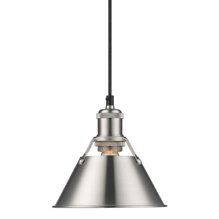 A large image of the Golden Lighting 3306-S PW Pewter