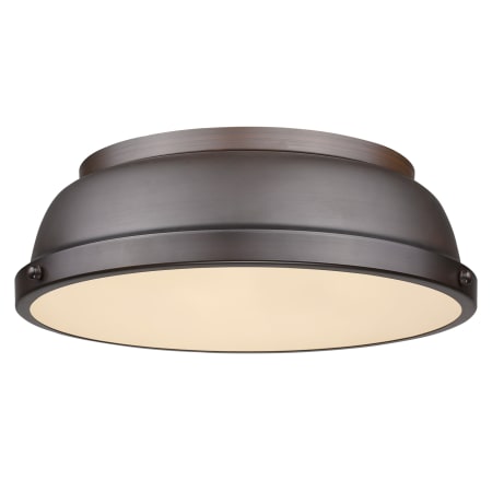 A large image of the Golden Lighting 3602-14-RBZ Rubbed Bronze