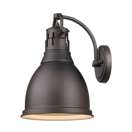 A large image of the Golden Lighting 3602-1W-RBZ Rubbed Bronze