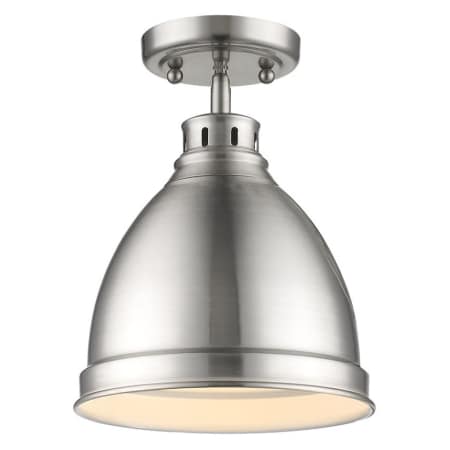 A large image of the Golden Lighting 3602-FM-PW Pewter