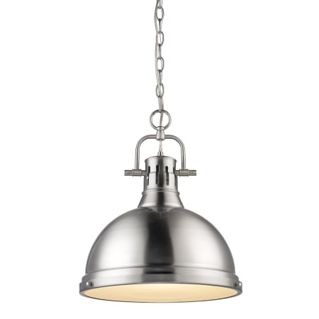 A large image of the Golden Lighting 3602-L-PW Pewter