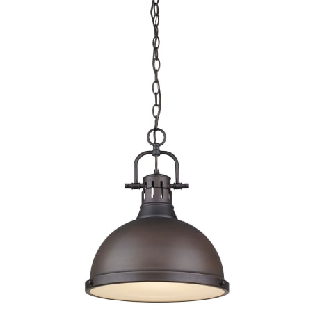 A large image of the Golden Lighting 3602-L-RBZ Rubbed Bronze