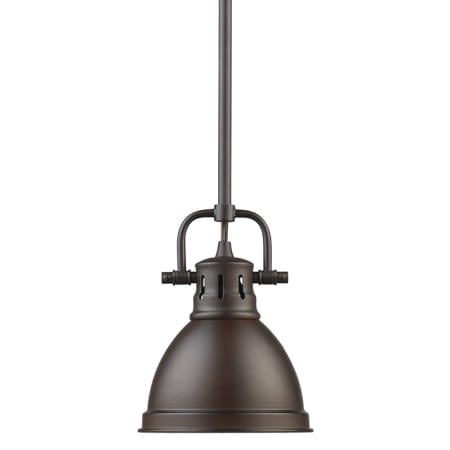 A large image of the Golden Lighting 3604-M1L RBZ Rubbed Bronze