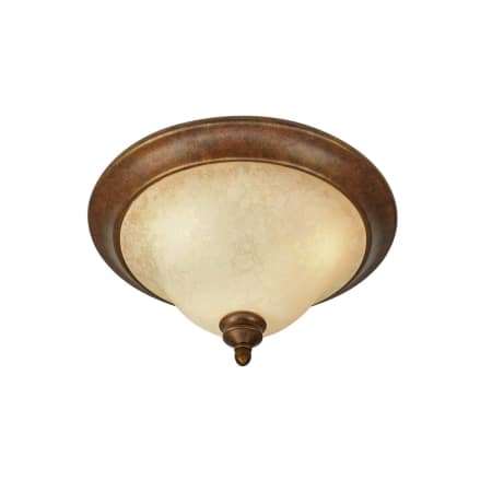 A large image of the Golden Lighting 3711-17 Champagne Bronze
