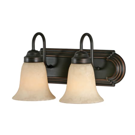 A large image of the Golden Lighting 5332 Rubbed Bronze