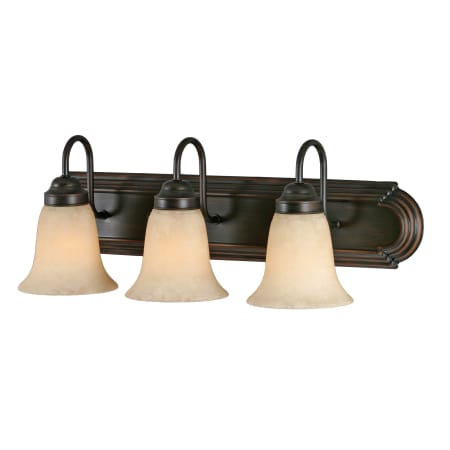 A large image of the Golden Lighting 5333 Rubbed Bronze