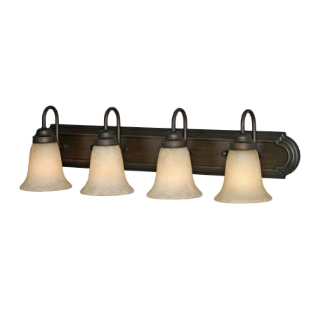 A large image of the Golden Lighting 5334 Rubbed Bronze