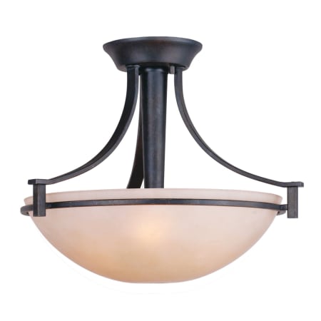 A large image of the Golden Lighting 6262-SF Dark Natural Iron