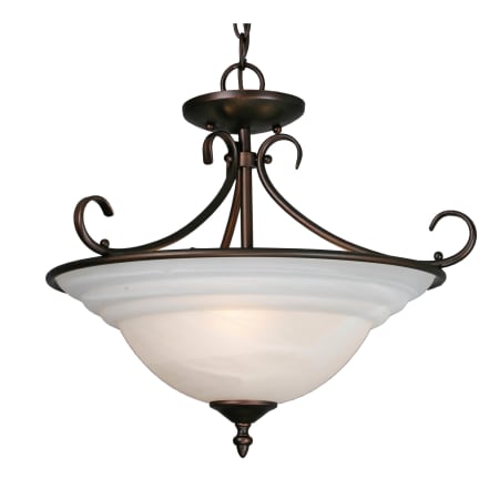 A large image of the Golden Lighting 8505-3SC Rubbed Bronze