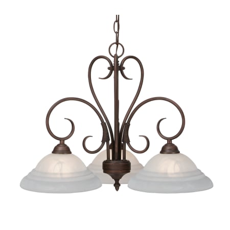 A large image of the Golden Lighting 8505-ND3 Rubbed Bronze