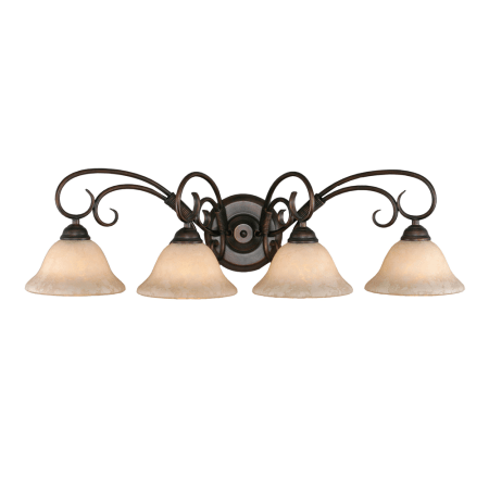 A large image of the Golden Lighting 8604 Rubbed Bronze