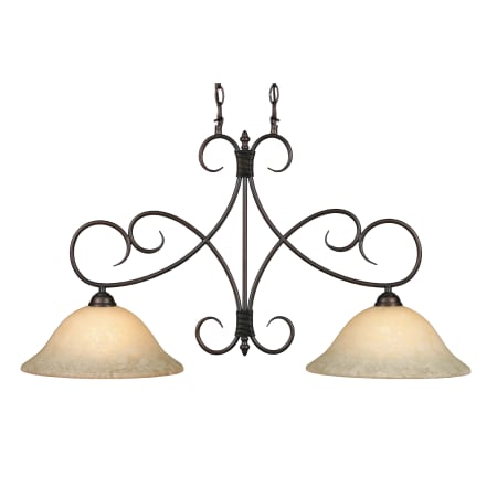 A large image of the Golden Lighting 8606-10 Rubbed Bronze