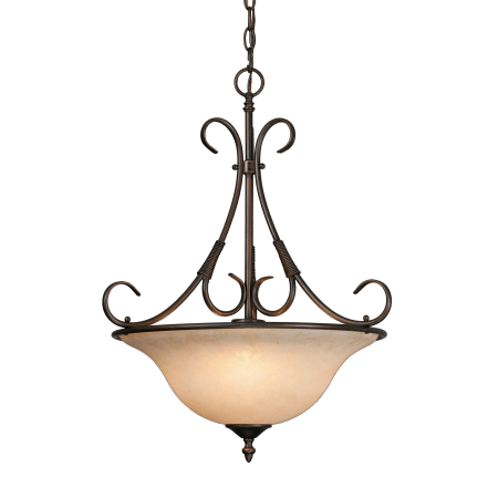 A large image of the Golden Lighting 8606-3P Rubbed Bronze
