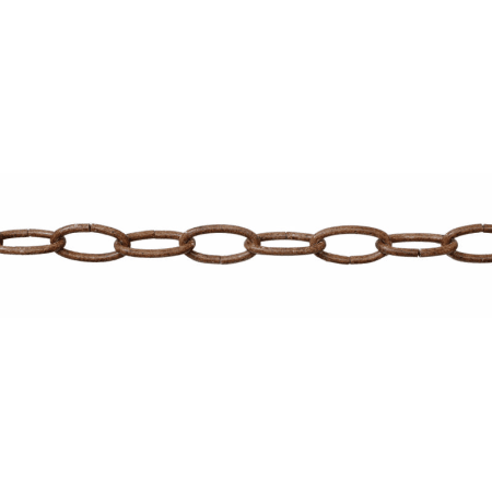 A large image of the Golden Lighting CHAIN-GP-HEAVY Golden Pecan