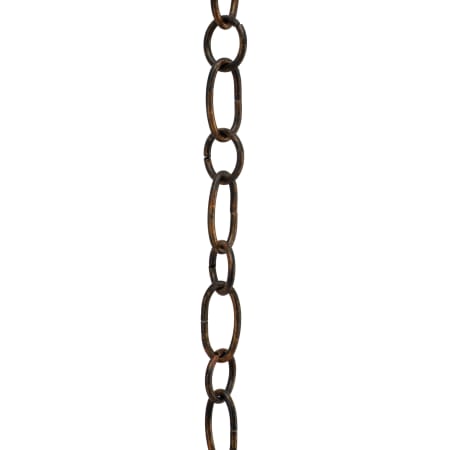A large image of the Golden Lighting CHAIN-LC Leather Crackle