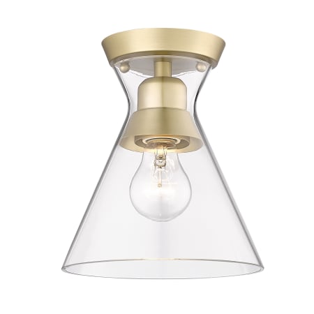A large image of the Golden Lighting 0511-FM CLR Brushed Champagne Bronze