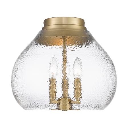 A large image of the Golden Lighting 1093-3FM Brushed Champagne Bronze