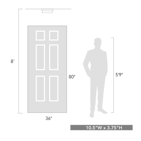 A large image of the Golden Lighting 1270-11 Line Drawing