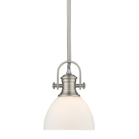 A large image of the Golden Lighting 3118-M1L-OP Pewter