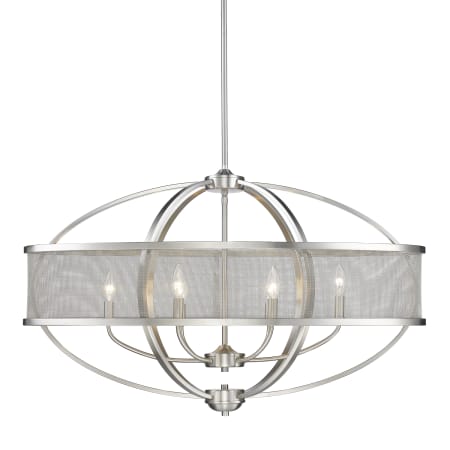 A large image of the Golden Lighting 3167-LP PW-PW Pewter