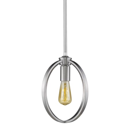 A large image of the Golden Lighting 3167-M1L PW Pewter