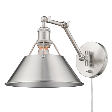 A large image of the Golden Lighting 3306-A1W Pewter / Pewter