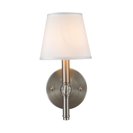 A large image of the Golden Lighting 3500-1W-CWH Pewter