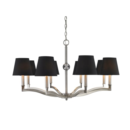 A large image of the Golden Lighting 3500-8-GRM Pewter